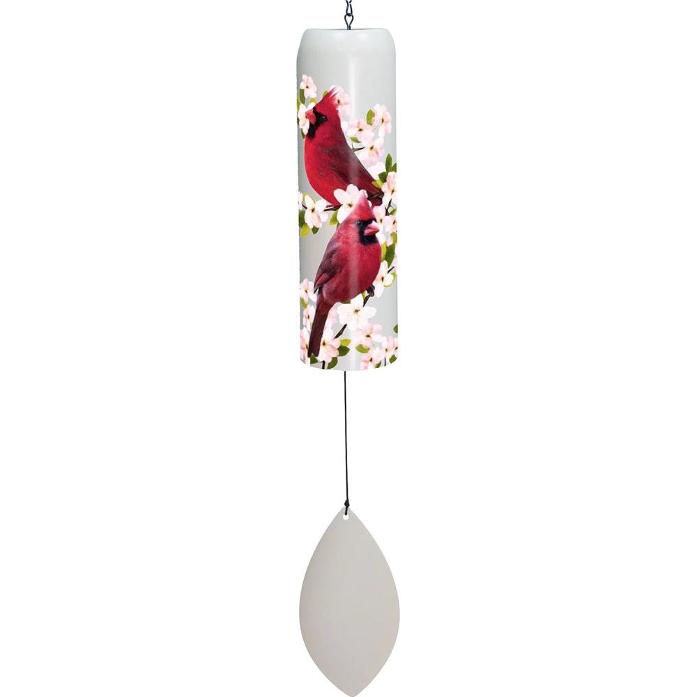 image:imageSpoontiques Cardinal Bell Wind Chime Outdoor Garden Dcor Decorative Chimes for Yard Garden Backyard and Patio Decoration