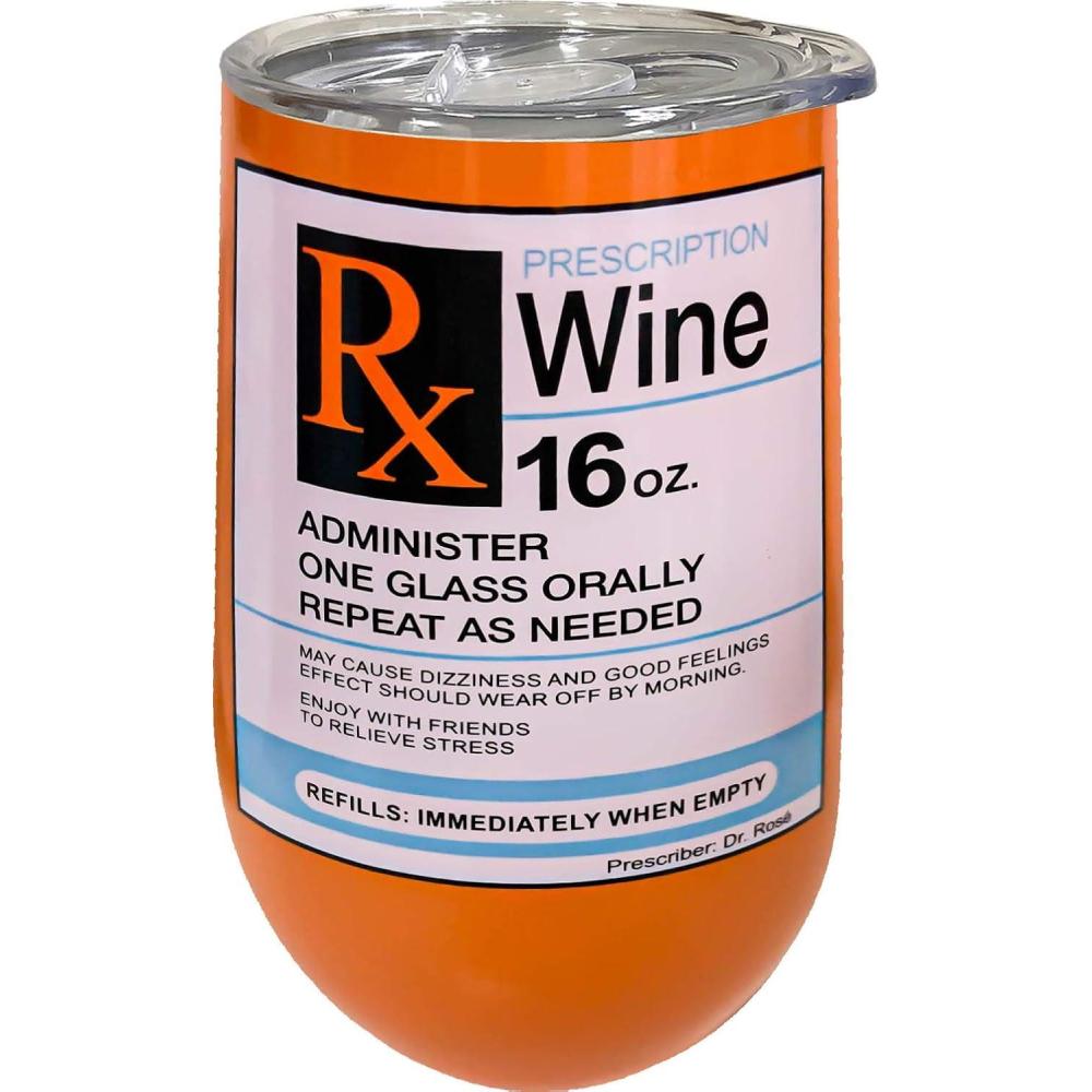image:imageSpoontiques Prescription Stainless Wine Tumbler