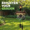 Spoontiques – Birdhouse – Garden Décor – Decorative Bird House for Yard and Garden Decoration – Hanging Novelty for Outdoor Patio – Cukoo Clock Birdhouse
