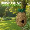 Spoontiques – Birdhouse – Garden Décor – Decorative Bird House for Yard and Garden Decoration – Hanging Novelty for Outdoor Patio – Pineapple, Tan