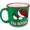 Spoontiques – Bah Humbug Camper Mug – Cute Ceramic Campfire Mug – Great for Outdoor Lovers, Backpackers, Adventurers – Friends & Family Gifts