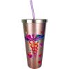 Spoontiques – Stainless Steel Cups – 24 oz Double Wall Insulated Drinkware with BPA Free Acrylic Lining – Twist Lock Lid with Color Coordinated Straw – Bee Gnome Stainless Cup (18302)(Nurse)