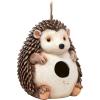 Spoontiques Hedgehog Birdhouse – Garden Décor – Hanging Novelty Decorative Bird House for Yard, Garden Decoration, Outdoor Patio