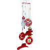 Spoontiques Metal Firefighter Wind Chime – Outdoor Garden Décor – Decorative Chimes for Yard, Garden, Backyard and Patio Decoration