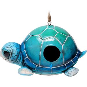 Spoontiques – Birdhouse – Garden Decor – Decorative for Yard and Garden Decoration – Hanging Novelty Outdoor Patio – Sea Turtle