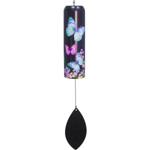 Spoontiques Butterfly Bell Wind Chime – Outdoor Garden Décor – Decorative Chimes for Yard, Garden, Backyard and Patio Decoration