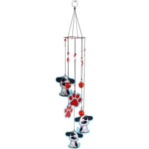 Spoontiques Dog Wind Chime – Outdoor Garden Décor – Decorative Chimes for Yard, Garden, Backyard and Patio Decoration