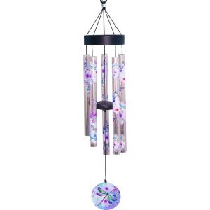Spoontiques Dragonfly Wind Chime – Outdoor Garden Décor – Decorative Chimes for Yard, Garden, Backyard and Patio Decoration