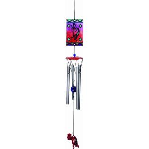 Spoontiques Kokopelli Wind Chime, Multicolored – Outdoor Garden Décor – Decorative Chimes for Yard, Garden, Backyard and Patio Decoration