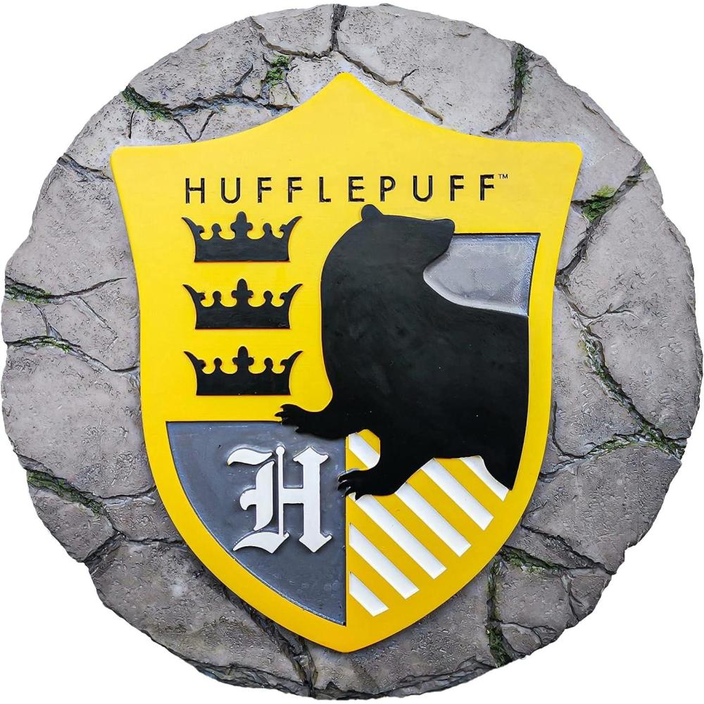 image:imageSpoontiques Garden Dcor Harry Potter Hufflepuff Stepping Stone Decorative Stone for Garden