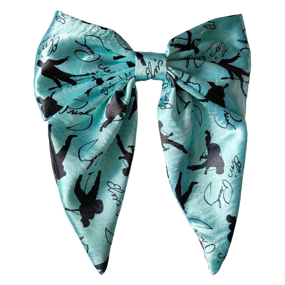 image:imageSpoontiques Elvis Hair Bow  Unique and Colorful Hair Bow Clips for Kids amp Teens  Bright Durable NonSlip Bows for Hair Styling Gifts Party amp School Use