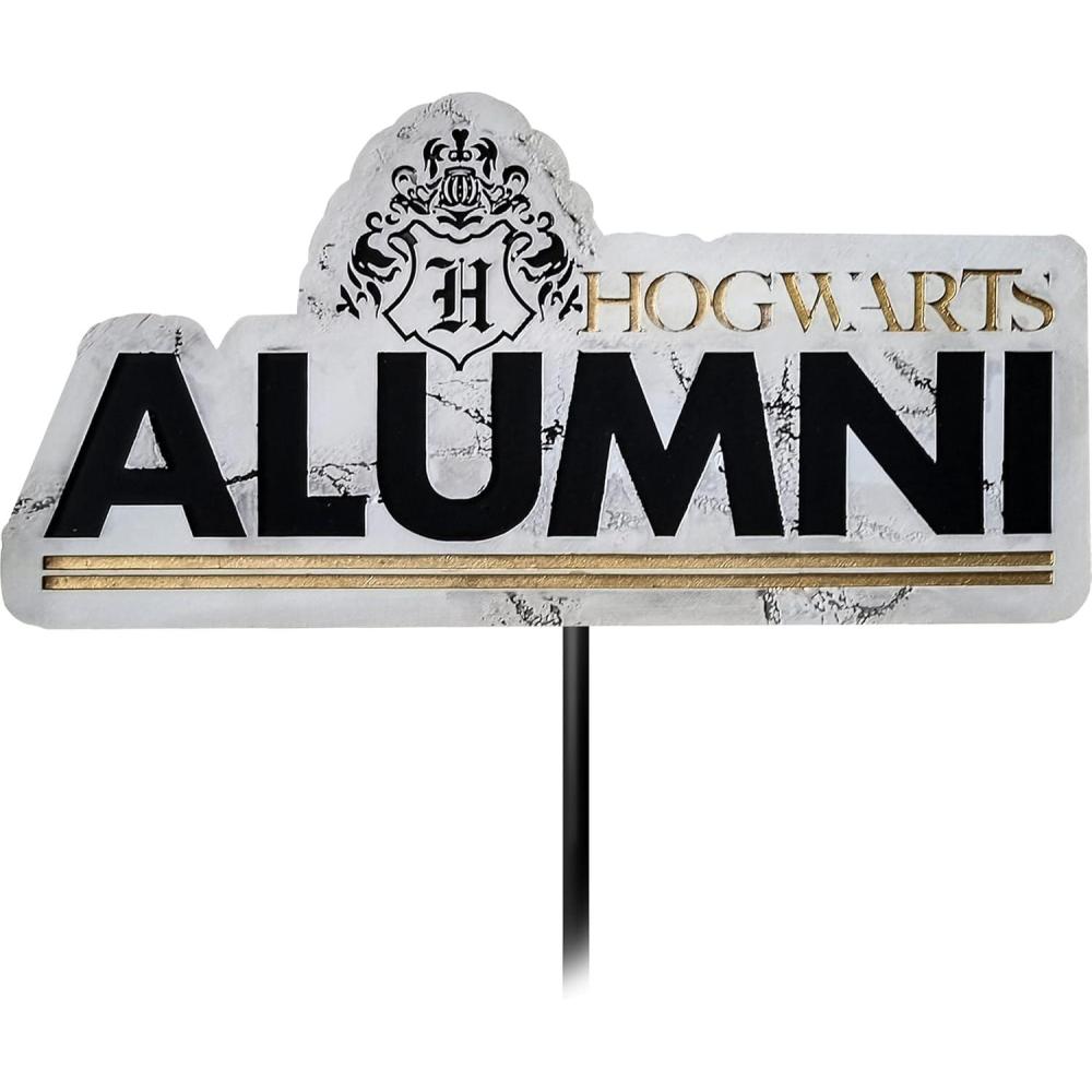 image:imageSpoontiques Hogwarts Alumni Harry Potter Garden Stake  Decorative Stake for Patio Home Lawn and Yard  Halloween and Fall Dcor 28 High