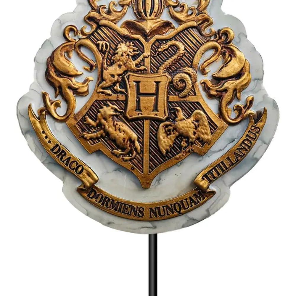 image:imageSpoontiques Hogwarts Crest Harry Potter Garden Stake Decorative Stake for Patio Home Lawn and Yard Halloween and Fall Dcor 28 High