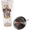Spoontiques – Harry Potter Tumbler – Gryffindor Glitter Cup with Straw – 20 oz – Acrylic – Red