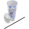 Spoontiques Harry Potter Acrylic Foil Cup with Straw, 20oz – Metallic Locking, Double Wall Insulated, BPA Free – Ravenclaw