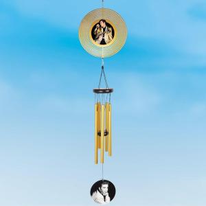 Spoontiques Elvis Wind Spinner Chime – Outdoor Garden Décor – Decorative Chimes for Yard, Garden, Backyard and Patio Decoration