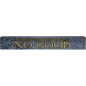 Spoontiques I Solemnly Swear Long Wood Sign – Decorative Home Décor Wooden Sign – Harry Potter Durable Entryway & Desk Decor (16″)
