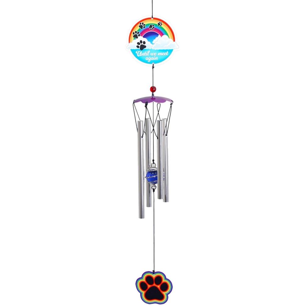image:imageSpoontiques Rainbow Bridge Wind Chimes  Outdoor Garden Dcor  Decorative Chimes for Yard Garden Backyard and Patio Decoration