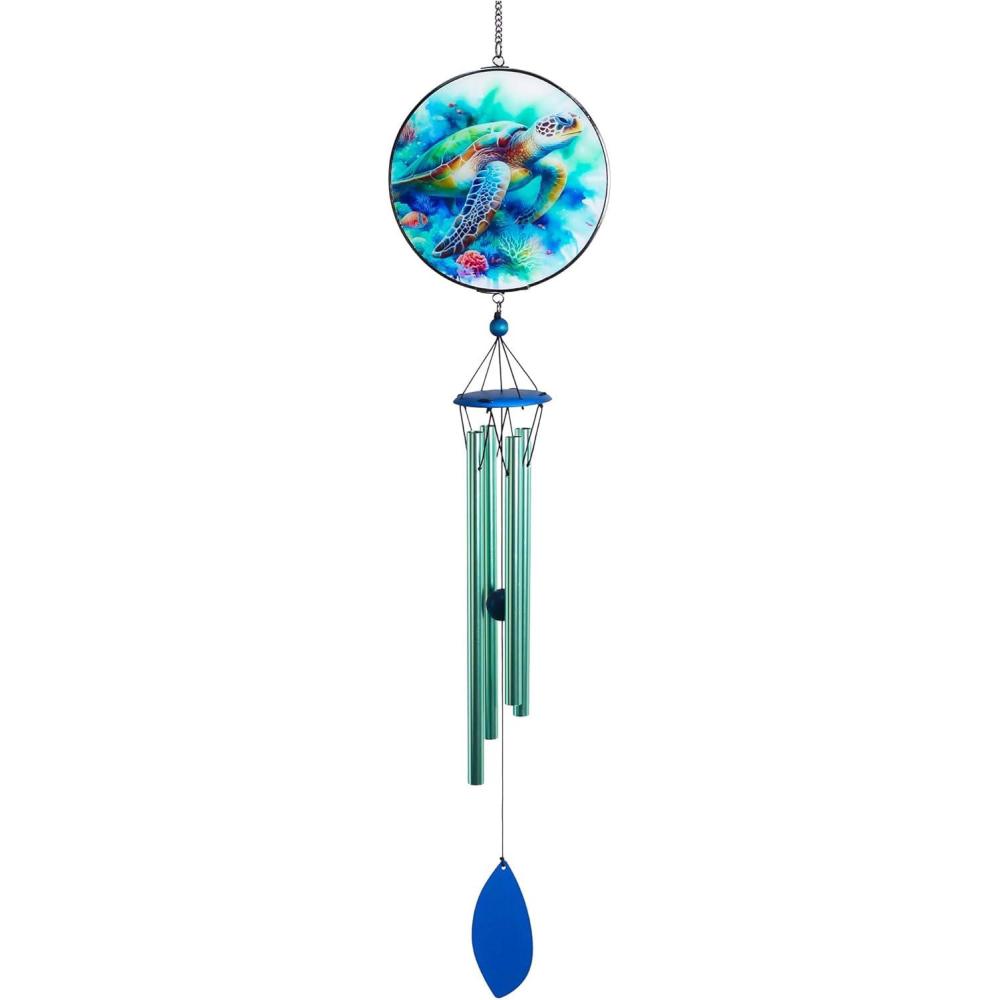 image:imageSpoontiques Sea Turtle Suncatcher Wind Chime Outdoor Garden Dcor Decorative Chimes for Yard Garden Backyard and Patio Decoration