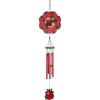 Spoontiques Ladybug Wind Spinner Chime – Outdoor Garden Décor – Decorative Chimes for Yard, Garden, Backyard and Patio Decoration