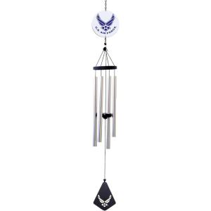 Spoontiques Air Force Wind Chimes – Outdoor Garden Décor – Decorative Chimes for Yard, Garden, Backyard and Patio Decoration