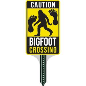 Spoontiques Big Foot Yard Sign – Garden Décor – Decorative Sign for Lawn and Yard – Multicolored