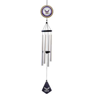 Spoontiques Navy Wind Chimes – Outdoor Garden Décor – Decorative Chimes for Yard, Garden, Backyard and Patio Decoration