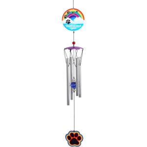 Spoontiques Rainbow Bridge Wind Chimes – Outdoor Garden Décor – Decorative Chimes for Yard, Garden, Backyard and Patio Decoration