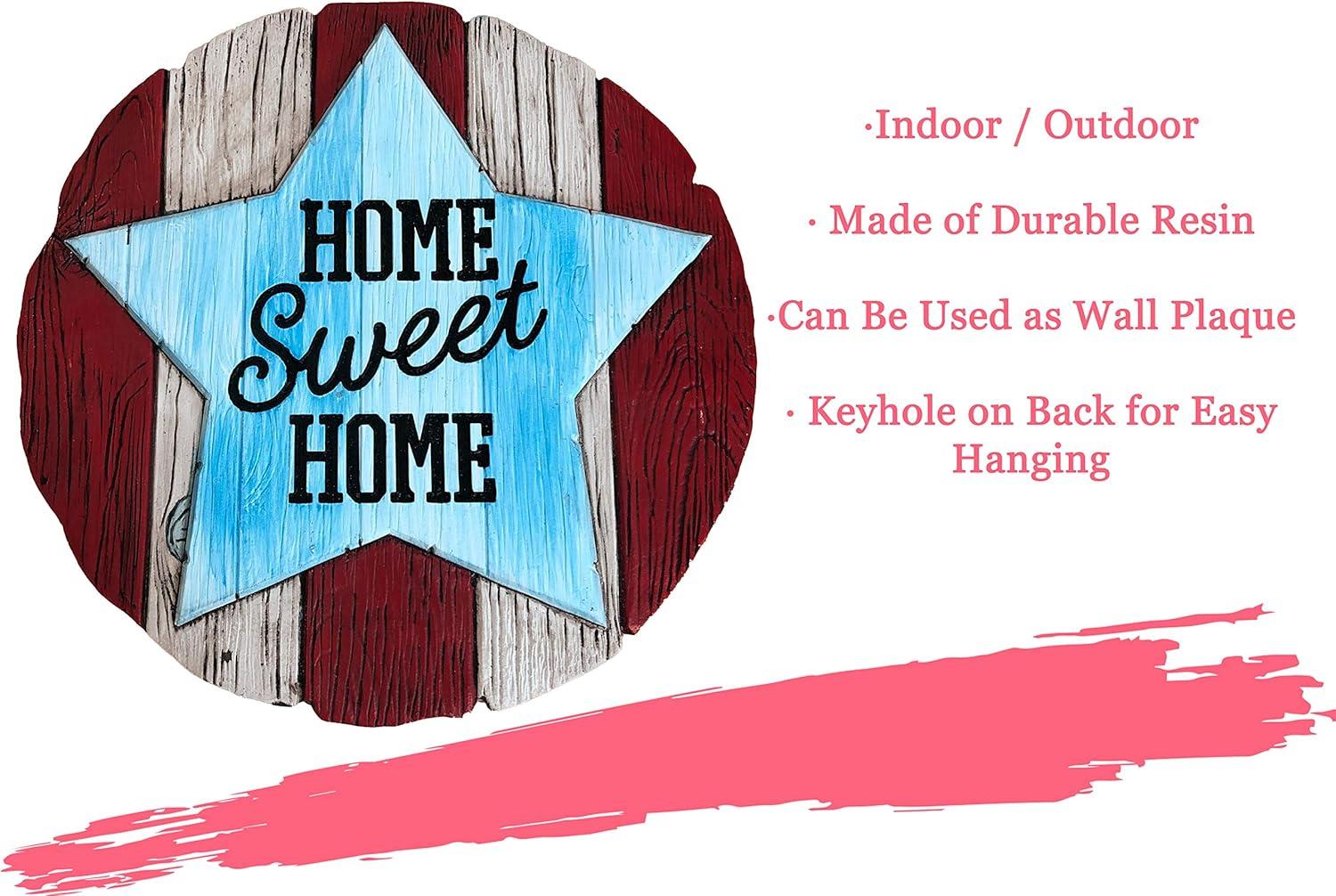 image:imageSpoontiques Garden Dcor Garden Stone Sweet Home Stepping Stone Decorative Stone for Garden