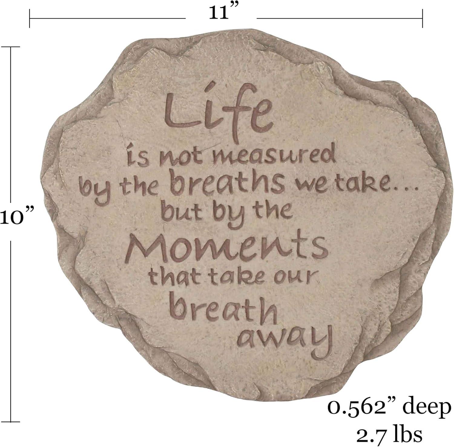 image:imageSpoontiques Garden Dcor Life is Not Measured Stepping Stone Decorative Stone for Garden