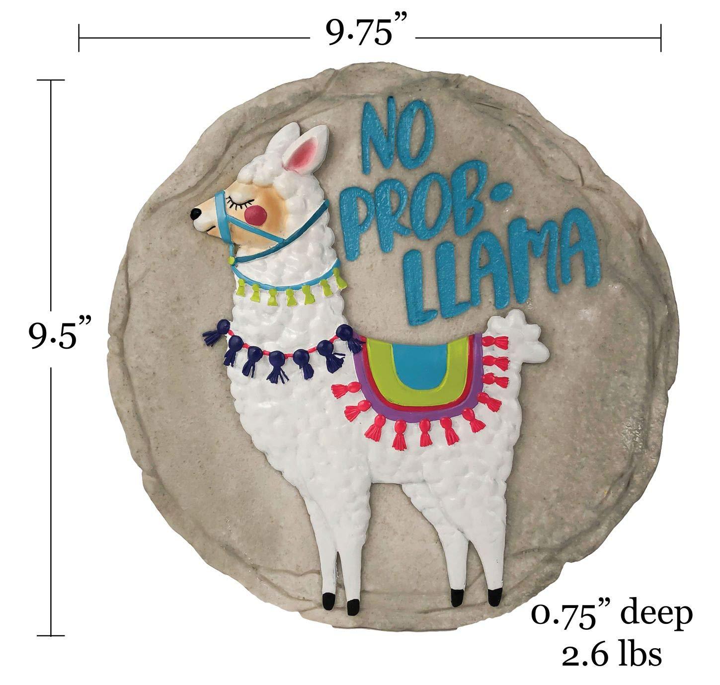 image:imageSpoontiques Garden Dcor No ProbLlama Stepping Stone Decorative Stone for Garden