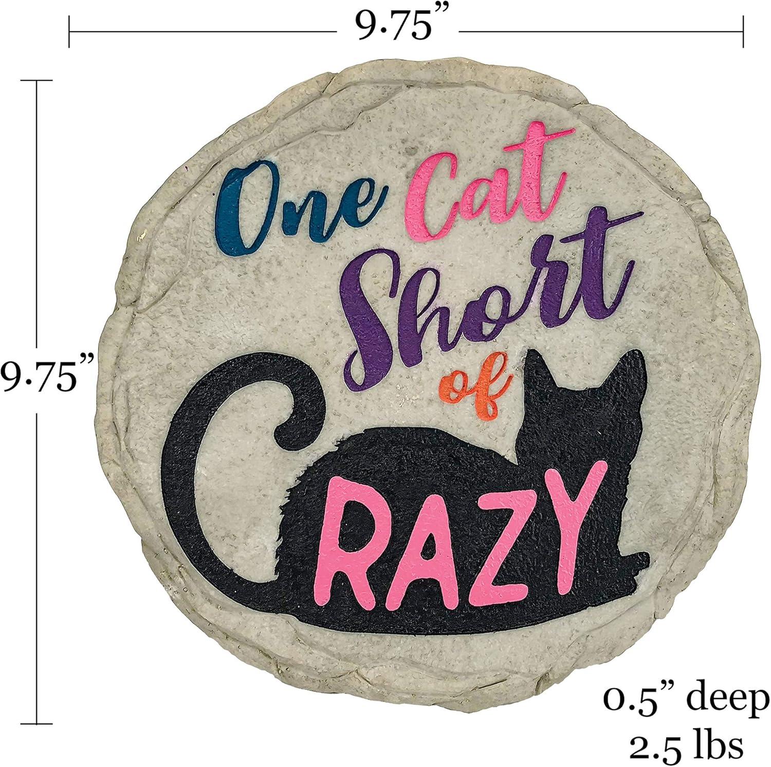 image:imageSpoontiques Garden Dcor One Cat Short Stepping Stone Decorative Stone for Garden