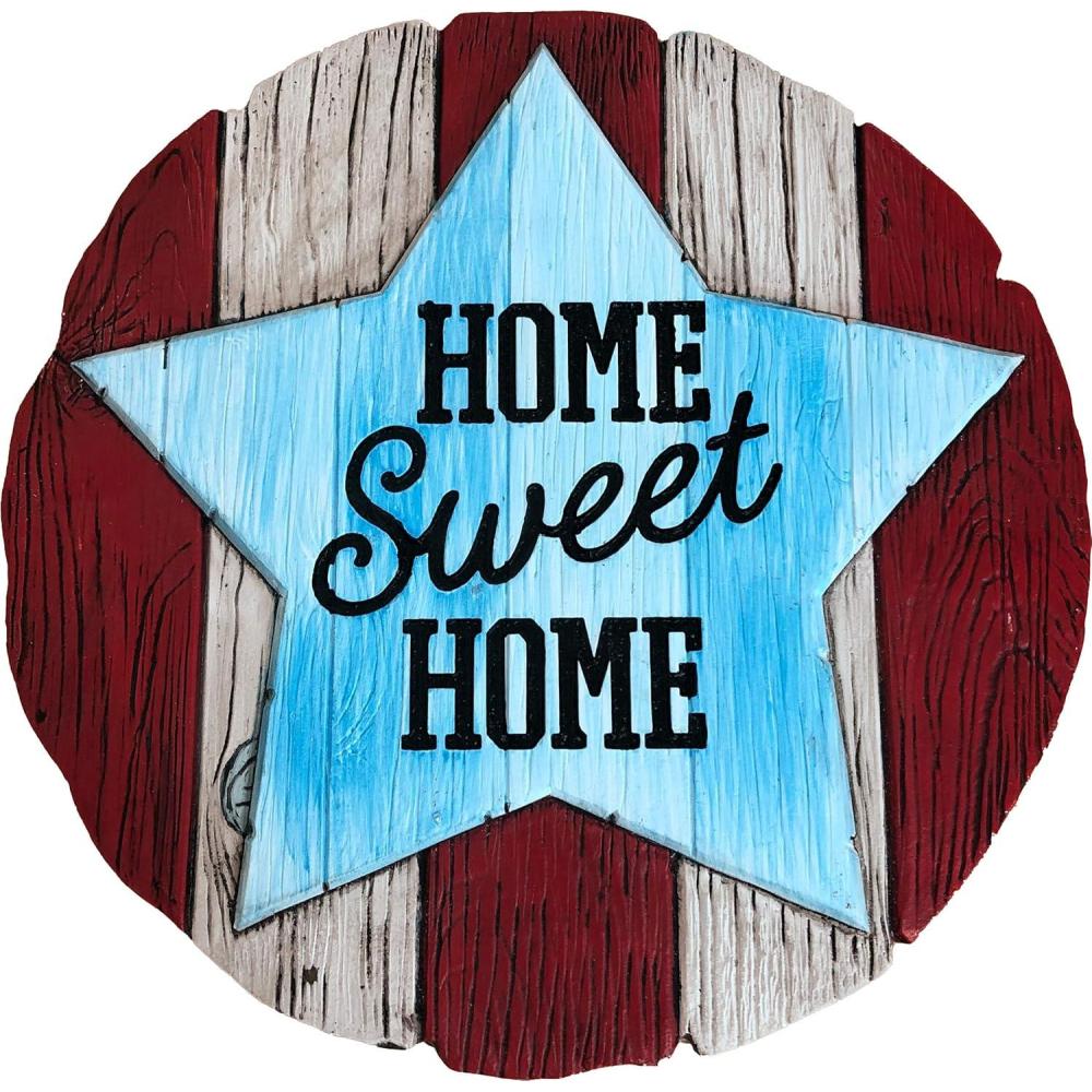 image:imageSpoontiques Garden Dcor Garden Stone Sweet Home Stepping Stone Decorative Stone for Garden