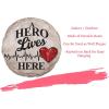 Spoontiques – Garden Décor – A Hero Lives Here Stepping Stone – Decorative Stone for Garden