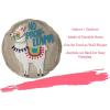 Spoontiques – Garden Décor – No Prob-Llama Stepping Stone – Decorative Stone for Garden