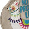 Spoontiques – Garden Décor – No Prob-Llama Stepping Stone – Decorative Stone for Garden