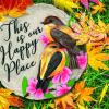 Spoontiques – Garden Décor – Welcome Friends Stepping Stone – Decorative Stone for Garden