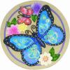 Spoontiques – Garden Décor – Butterfly Stepping Stone – Decorative Stone for Garden
