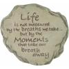 Spoontiques – Garden Décor – Life is Not Measured Stepping Stone – Decorative Stone for Garden