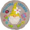 Spoontiques – Garden Décor – Spring Gnome Stepping Stone – Decorative Stone for Garden