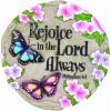 Spoontiques Rejoice in The Lord Stepping Stone
