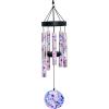 Spoontiques Dragonfly Small UV Wind Chime – Outdoor Garden Décor – Decorative Chimes for Yard, Garden, Backyard and Patio Decoration