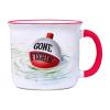 Spoontiques Peanuts Scout Ceramic Camper Mugs – 14 Ounce Beverage Capacity – Microwave and Dishwasher Safe – 3 5/8” Tall
