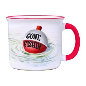 Spoontiques Peanuts Scout Ceramic Camper Mugs – 14 Ounce Beverage Capacity – Microwave and Dishwasher Safe – 3 5/8” Tall