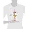 Spoontiques – 21337 Wonder Woman Logo Glitter Cup w/Straw, One Size, Red & Gold, 20 ounces