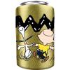 Spoontiques – Neoprene Can Cooler – Durable Insulated Neoprene Holder for Cans or Bottles – Metallic Finish with Glitter Accents – Perfect for Parties or Gifts – Peanuts