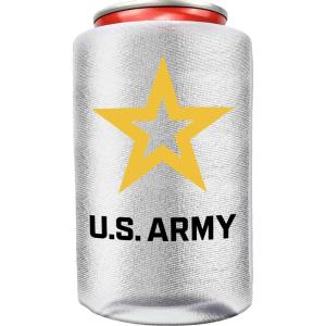 Spoontiques Army Can Cooler – Insulated Sleeve for Standard Size Cans and Bottles, One Size