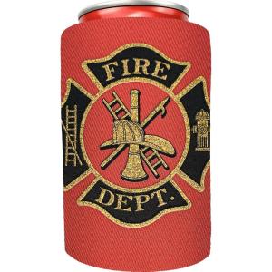 Spoontiques Fire Department Can Cooler