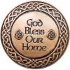 Spoontiques – St. Patrick’s Day Garden Décor – God Bless Our Home Step Stone – Decorative Stone for Garden