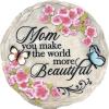 Spoontiques Beautiful Mom Stepping Stone – Lovely Family Decorative Garden Stone for Yard, Patio, Garden or Walkway – Outdoor or Indoor Home Decor